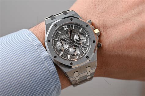 audemars piguet royal oak chronograph titanium platinum|royal oak selfwinding mm price.